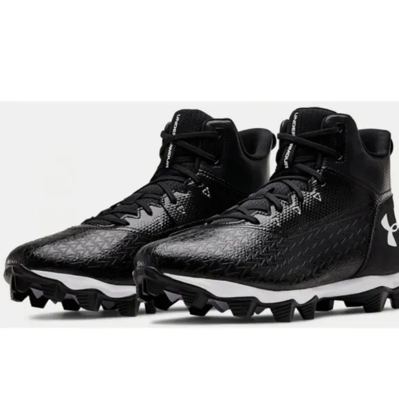 Under Armour Hammer Mid RM Black Football Cleats