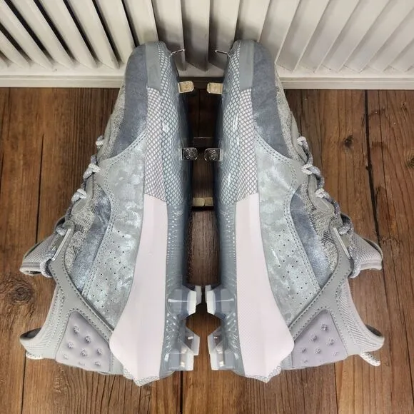 Under Armour Harper 8 Elite Men's 9 Halo Grey Metal Baseball Cleats 3026588-102