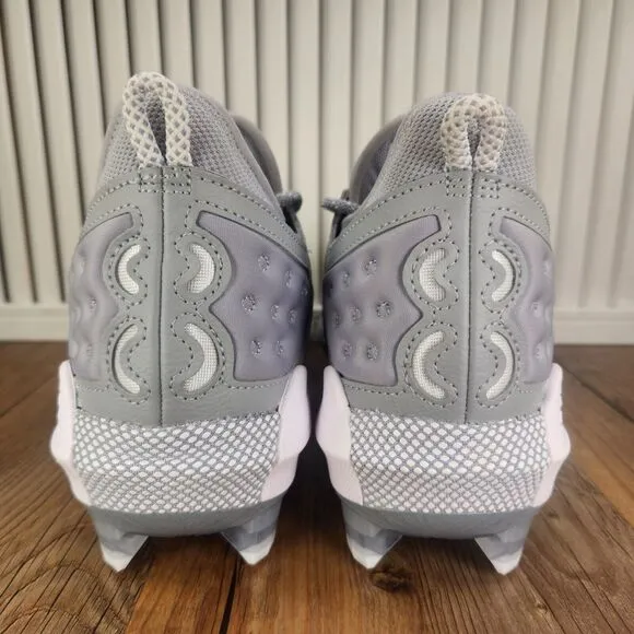 Under Armour Harper 8 Elite Men's 9 Halo Grey Metal Baseball Cleats 3026588-102