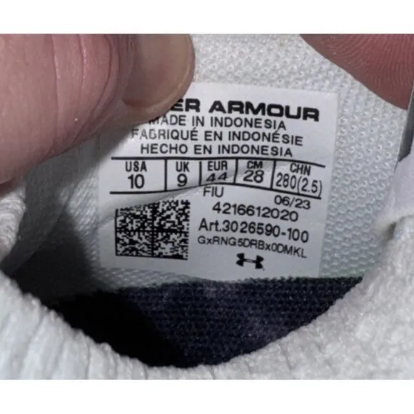 Under Armour Harper 8 Low ST USA Mens Metal Baseball Cleats Size 10 Multi Color