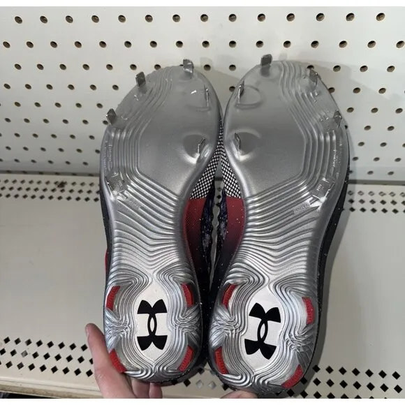Under Armour Harper 8 Low ST USA Mens Metal Baseball Cleats Size 9 Multi Color