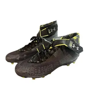 Under‎ Armour Highlight MC Football Black Jet Grey Cleats Shoes Men's Size 11