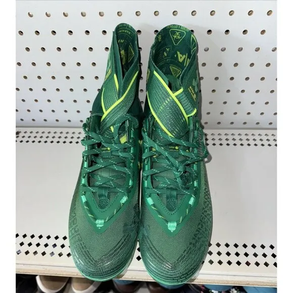 Under Armour Highlight MC Mens Football Cleats Size 13 Green Neon