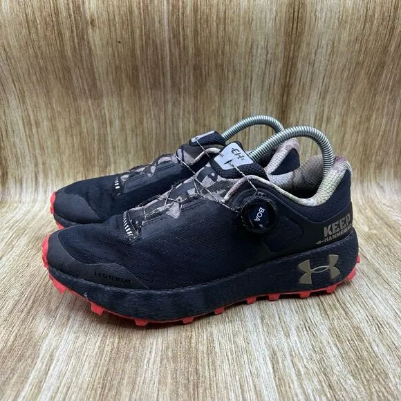 Under Armour HOVR Machina‎ Off Road Men's Size 7.5 Black Boa Running Shoes
