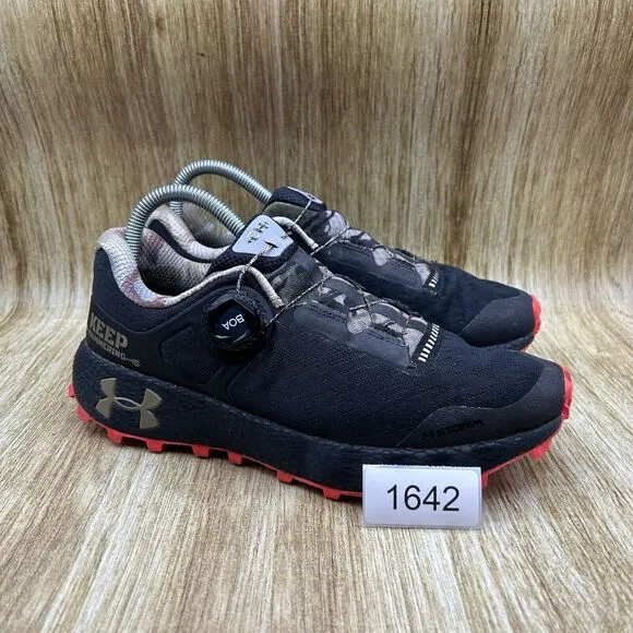 Under Armour HOVR Machina‎ Off Road Men's Size 7.5 Black Boa Running Shoes