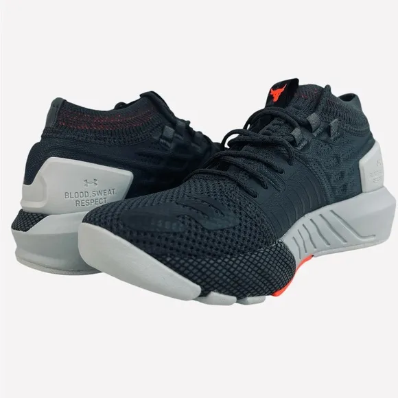 Under Armour HOVR Project Rock 2 Grey Run Shoes 3022704-102