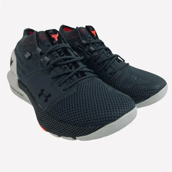 Under Armour HOVR Project Rock 2 Grey Run Shoes 3022704-102
