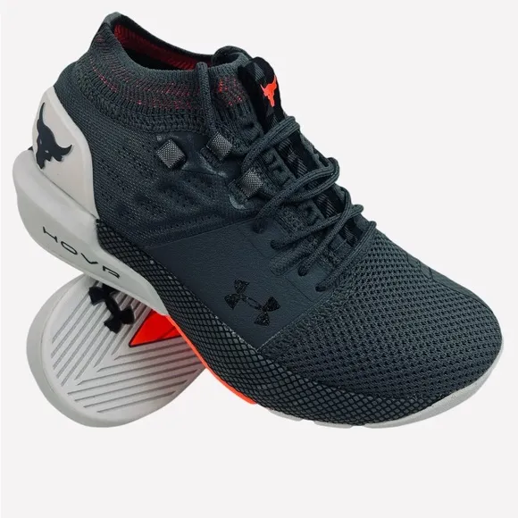 Under Armour HOVR Project Rock 2 Grey Run Shoes 3022704-102