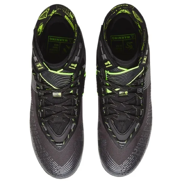Under Armour Mens Highlight MC Football Cleat | Color: Black/Jet Grey | NEW/NWOB