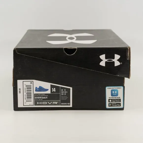 Under Armour Men's HOVR Sonic 4 'Royal Black' 3023543-402 Running Training
