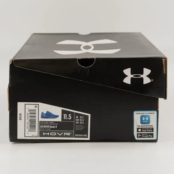 Under Armour Men's HOVR Sonic 4 'Royal Black' 3023543-402 Running Training