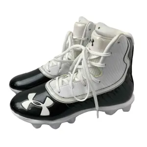 Under Armour Mens Size 8.5 Highlight RM Football Cleats Black Shoes 3021197-003