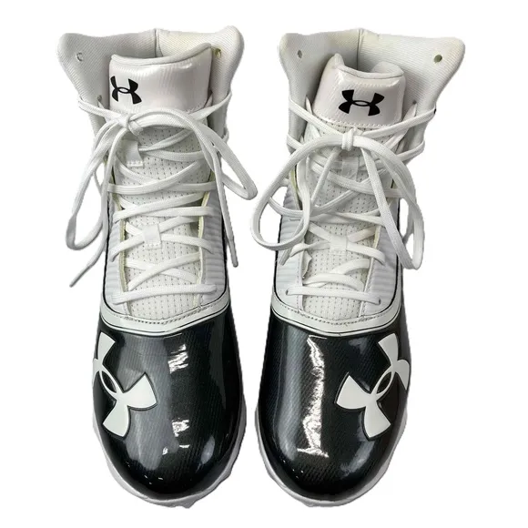 Under Armour Mens Size 8.5 Highlight RM Football Cleats Black Shoes 3021197-003