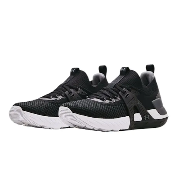 UNDER ARMOUR Men's UA Project Rock 4 Training Shoes, Black, Size 9.5, NWT