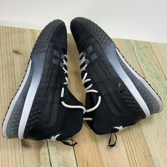 Under Armour Project Rock 1 Shoes Mens Size 8.5 Black White Training 3020788-001