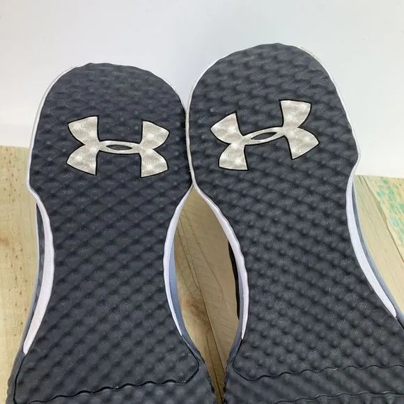 Under Armour Project Rock 1 Shoes Mens Size 8.5 Black White Training 3020788-001