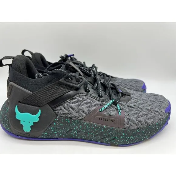 Under Armour Project Rock 6 Black Training Shoes 3026535-001 Women's Size 9📦