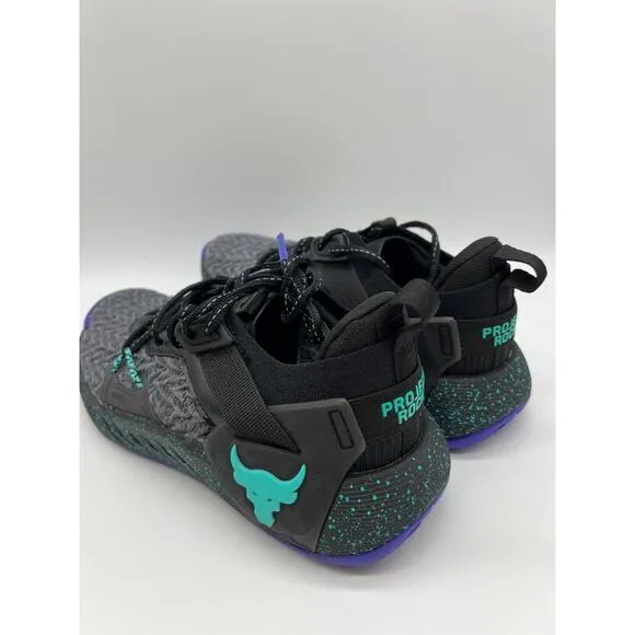 Under Armour Project Rock 6 Black Training Shoes 3026535-001 Women's Size 9📦