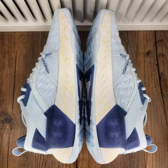 Under Armour Project Rock 6 Womens Sz 10 Halogen Blue Training Sneakers Shoes