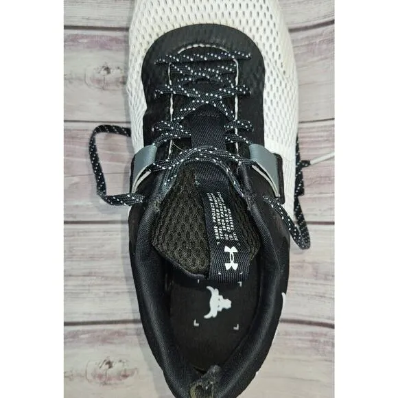 Under Armour Project Rock BSR 2 Mens 11.5 Womens 13 White Training Shoes