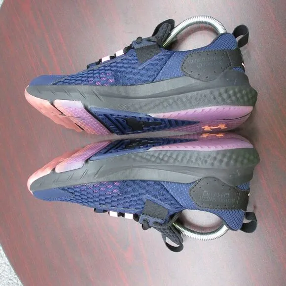 Under Armour Project Rock BSR 4 Training Shoes Sneakers Youth 6Y‎ Navy Blue