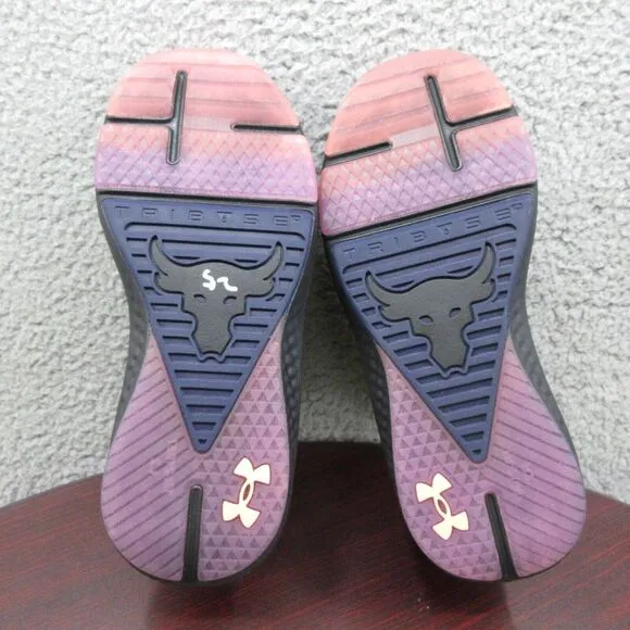 Under Armour Project Rock BSR 4 Training Shoes Sneakers Youth 6Y‎ Navy Blue