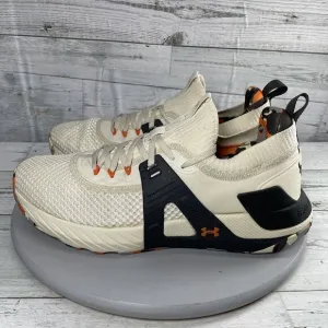 Under Armour Project Rock 4 Men’s Sz 11.5 Marble Orange gym HOVR Training Shoes