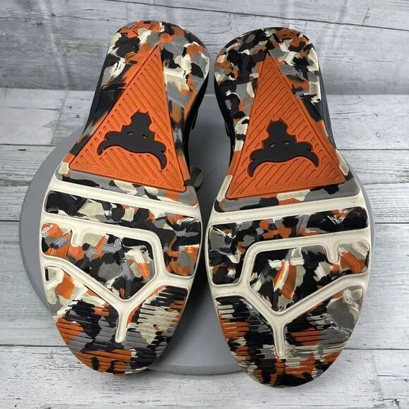 Under Armour Project Rock 4 Men’s Sz 11.5 Marble Orange gym HOVR Training Shoes