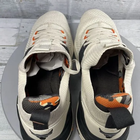 Under Armour Project Rock 4 Men’s Sz 11.5 Marble Orange gym HOVR Training Shoes