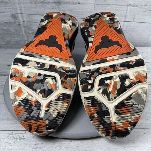 Under Armour Project Rock 4 Men’s Sz 11.5 Marble Orange gym HOVR Training Shoes