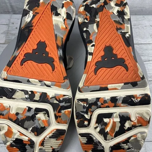 Under Armour Project Rock 4 Men’s Sz 11.5 Marble Orange gym HOVR Training Shoes