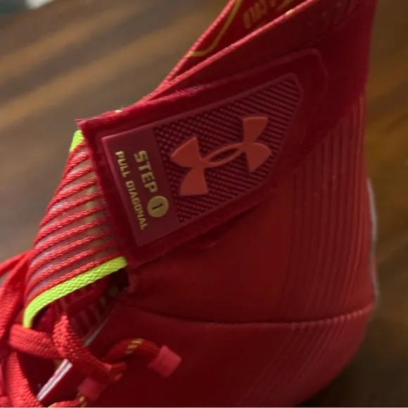 Under armour Red 11 US Football Shoes &amp; Cleats for Men
