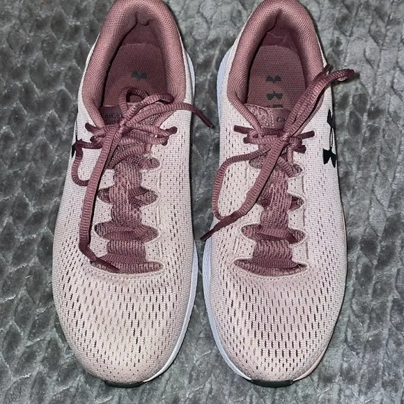 Under Armour Shoes Womens 7 Charged Pursuit Sneakers Running Workout Road Pink
