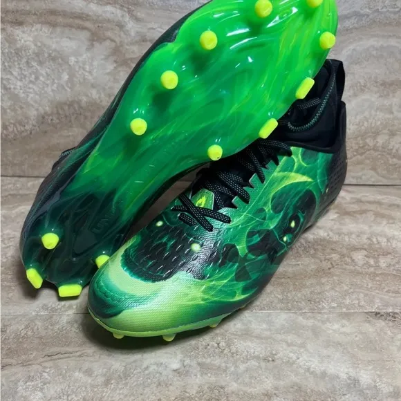 Under Armour Spotlight Lux MC LE Green Black Men's Football Cleats Size 8-14