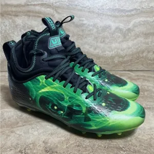 Under Armour Spotlight Lux MC LE Green Black Men's Football Cleats Size 8-14