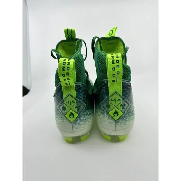 Under Armour Spotlight Lux MC 2.0 Football Cleats Green 3025082-301 Size 13