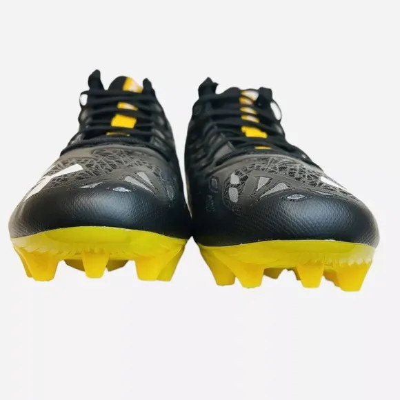 Under Armour Spotlight UA Football Cleats Black/Yellow 3023963-009 Mens Size 13