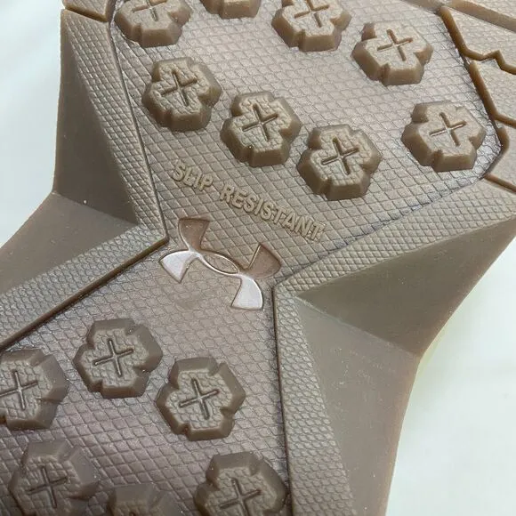 Under Armour Stellar G2 Tactical Boots Men's 9 Lite Brown 6&quot; Leather High Top