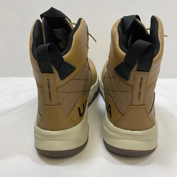 Under Armour Stellar G2 Tactical Boots Men's 9 Lite Brown 6&quot; Leather High Top