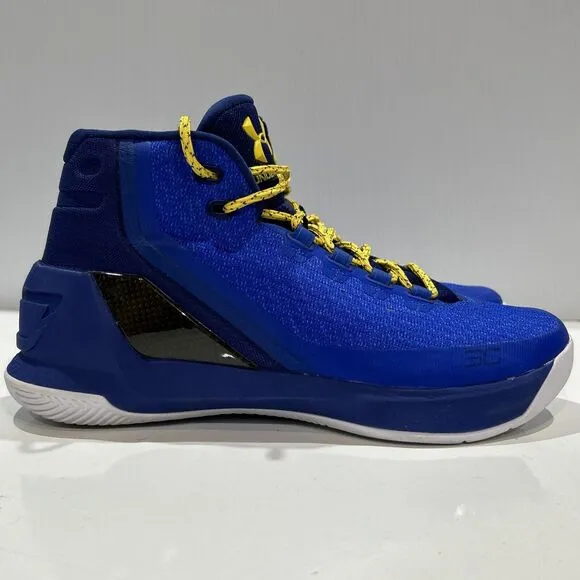 Under Armour Steph Curry 3 1269279-400 Dub Nation Sneakers Basketball Shoes 8.5
