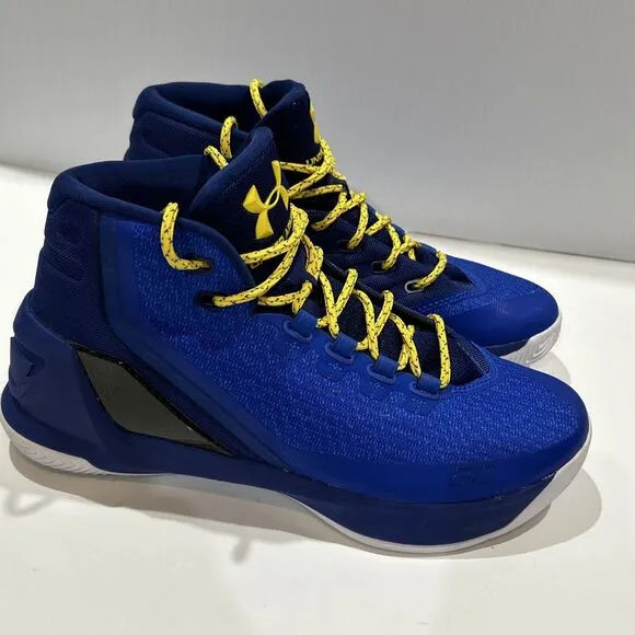 Under Armour Steph Curry 3 1269279-400 Dub Nation Sneakers Basketball Shoes 8.5