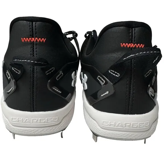 Under Armour UA Mens Size 16 Black Yard Low MT Baseball Cleats Black 3025592-001