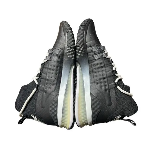 Under Armour UA Project Rock 1 Mens 8.5 Training Shoes Black/White 3020788-001