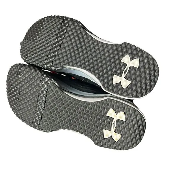 Under Armour UA Project Rock 1 Mens 8.5 Training Shoes Black/White 3020788-001