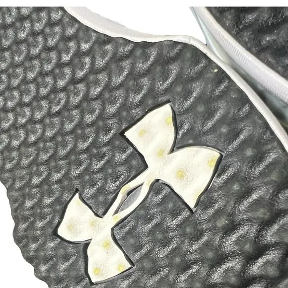 Under Armour UA Project Rock 1 Mens 8.5 Training Shoes Black/White 3020788-001