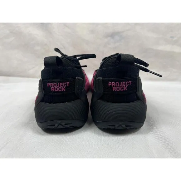 Under Armour Under Armour Project Rock 6 Women’s 7.5 Training Shoes Pink Black