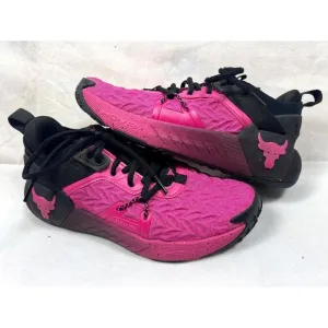 Under Armour Under Armour Project Rock 6 Women’s 7.5 Training Shoes Pink Black