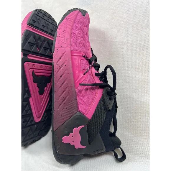 Under Armour Under Armour Project Rock 6 Women’s 7.5 Training Shoes Pink Black