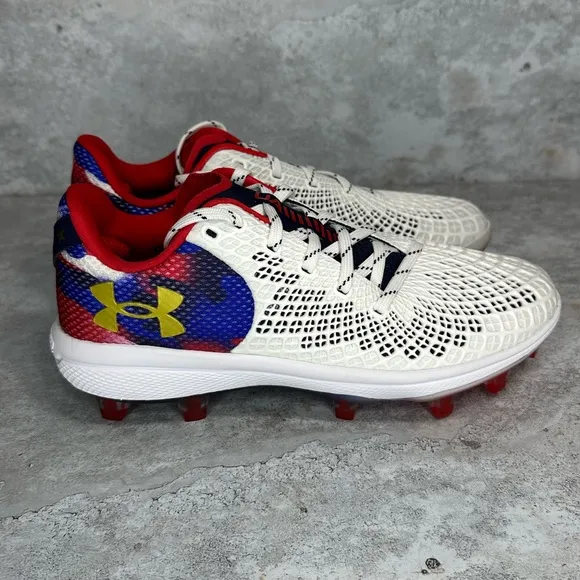 Under Armour Women's Glyde 2.0 MT USA TPU Softball Cleats Sz 7.5