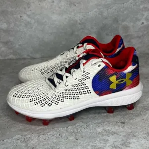 Under Armour Women's Glyde 2.0 MT USA TPU Softball Cleats Sz 7.5